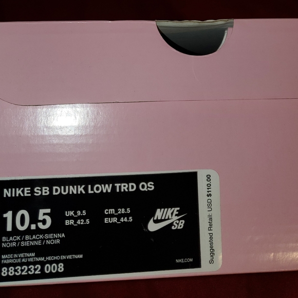 Authentic used Nike SB Dunk lo Black Pigeon - Picture 3 of 16